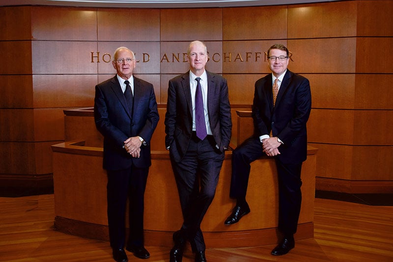Attorneys Howard Schaffner, John MacInerney and Brian Murphy