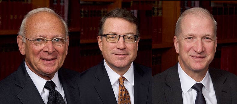Attorneys Howard Schaffner, Brian Murphy, John J. MacInerney