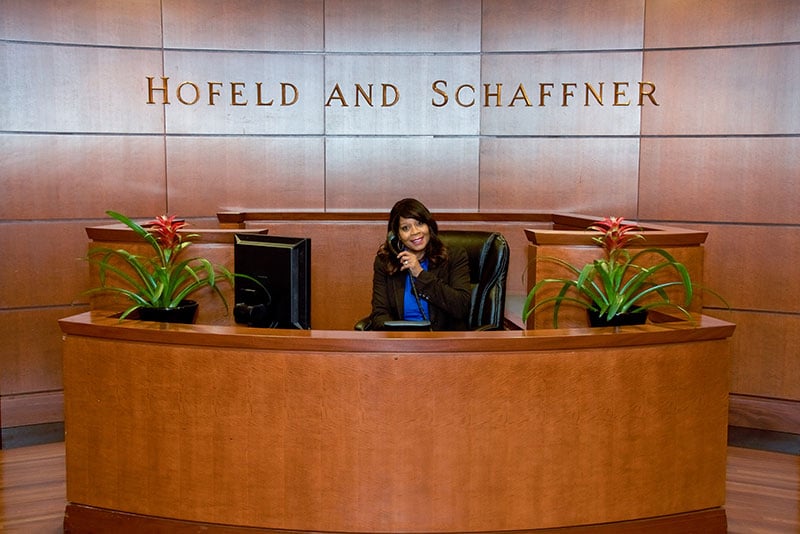 Hofeld and Schaffner Reception Area